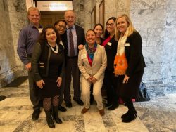 photo of Senator Conway meeting with Tacoma STEAM Network